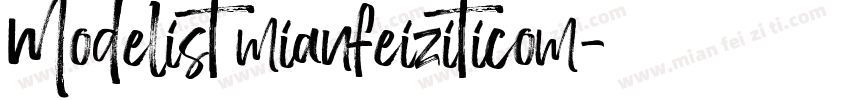 Modelist mianfeiziticom字体转换